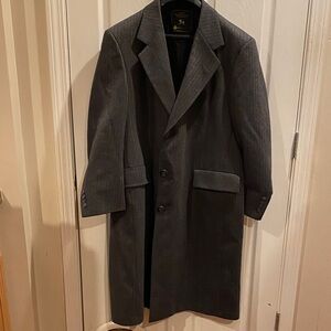 Hart Schaffner Marx Dark Gray Trench Coat Size 42S
756